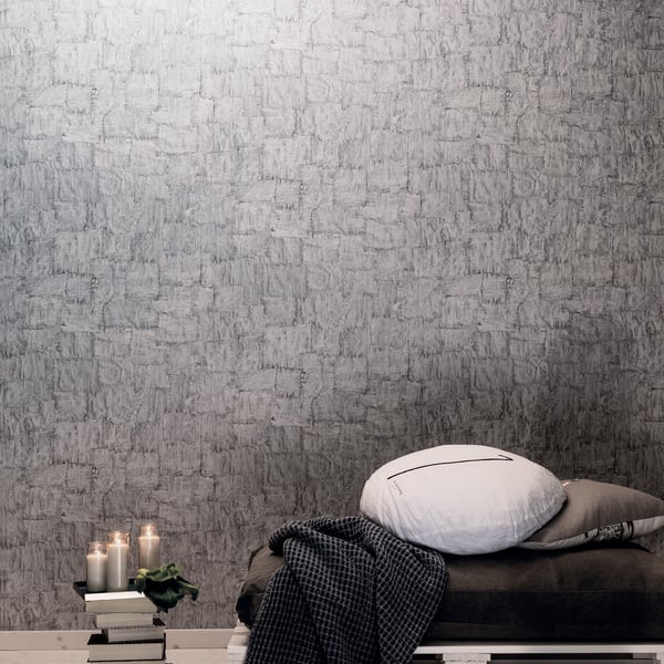 Galerie Wallcoverings Air Bark Galerie Wallcoverings Silver Grey - AI95016
