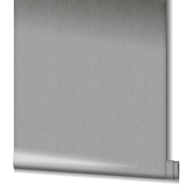 Galerie Wallcoverings Air Linen Galerie Wallcoverings Silver Grey - AI95080