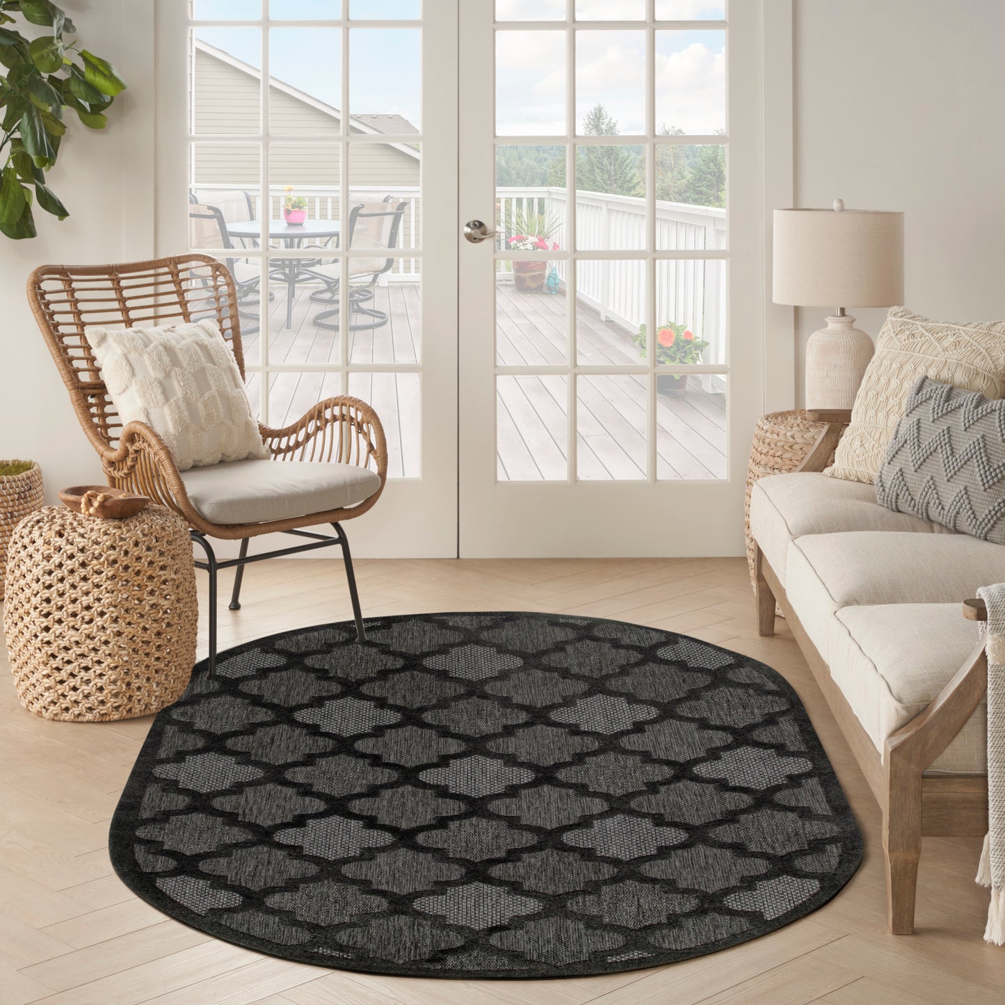 Nourison Rugs Nourison Home Modern 6' X 9' Oval - 099446934963