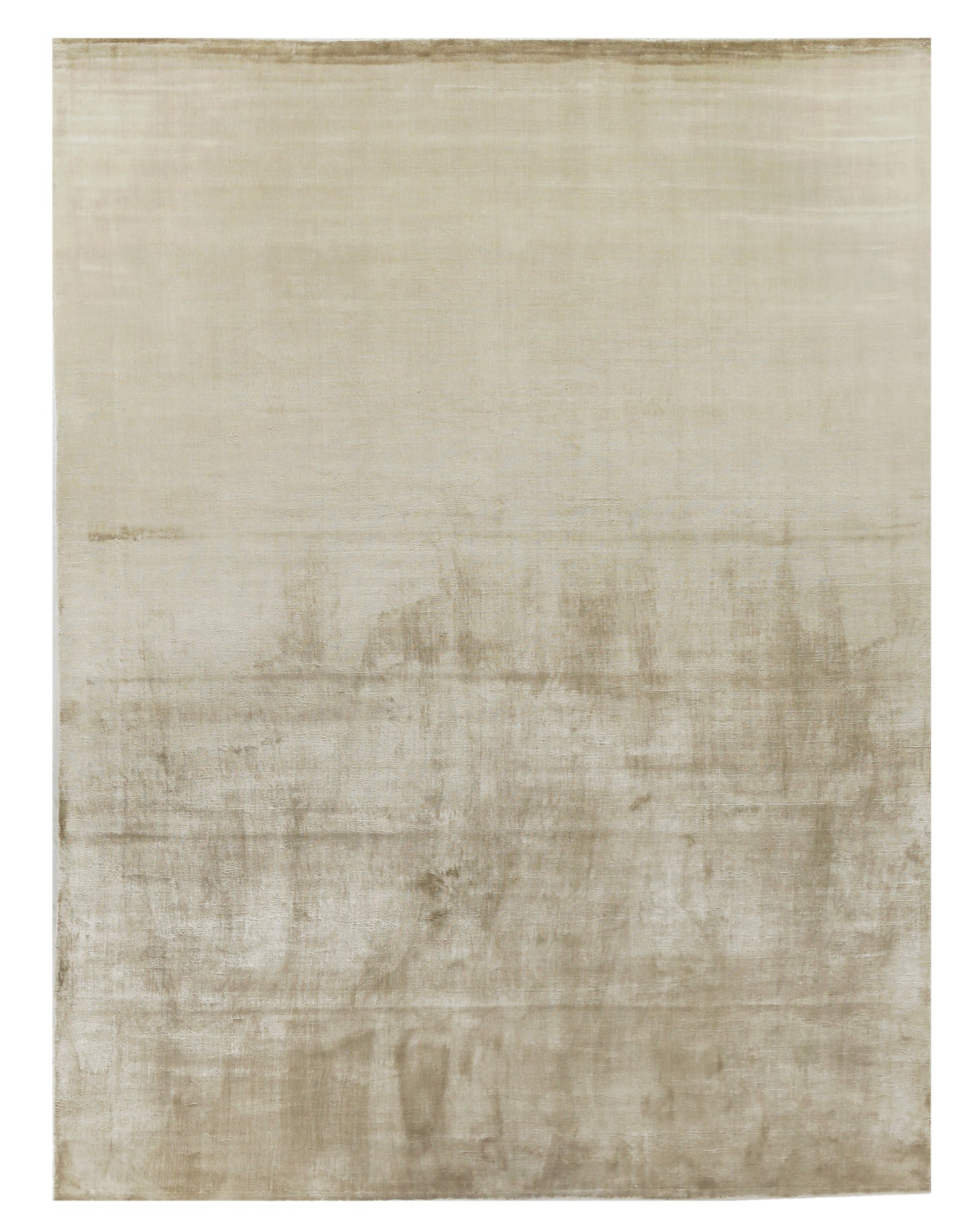 Soft beige area rug with a smooth, textured surface and subtle gradient, perfect for modern or minimalist decor.