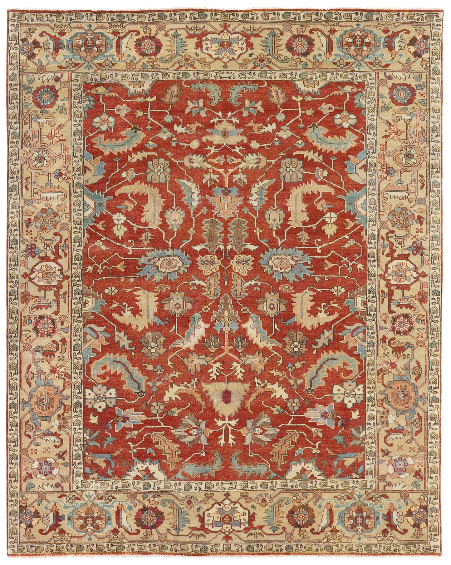EXQUISITE RUGS Hand-Knotted Rectangle - 9745-12'X15'