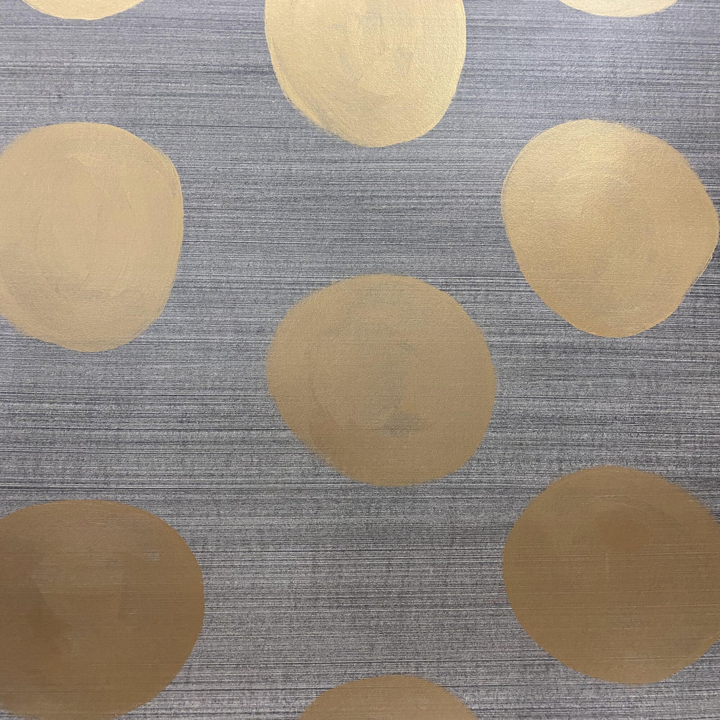 JF Fabrics -Wallpaper 980000 96 Wallpaper Gray, Gold Non Woven, Specialty - 8999496 WF9231