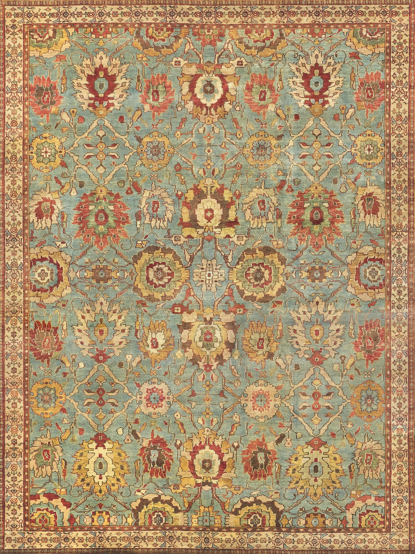 EXQUISITE RUGS Hand-Knotted Rectangle - 9973-9'X12'