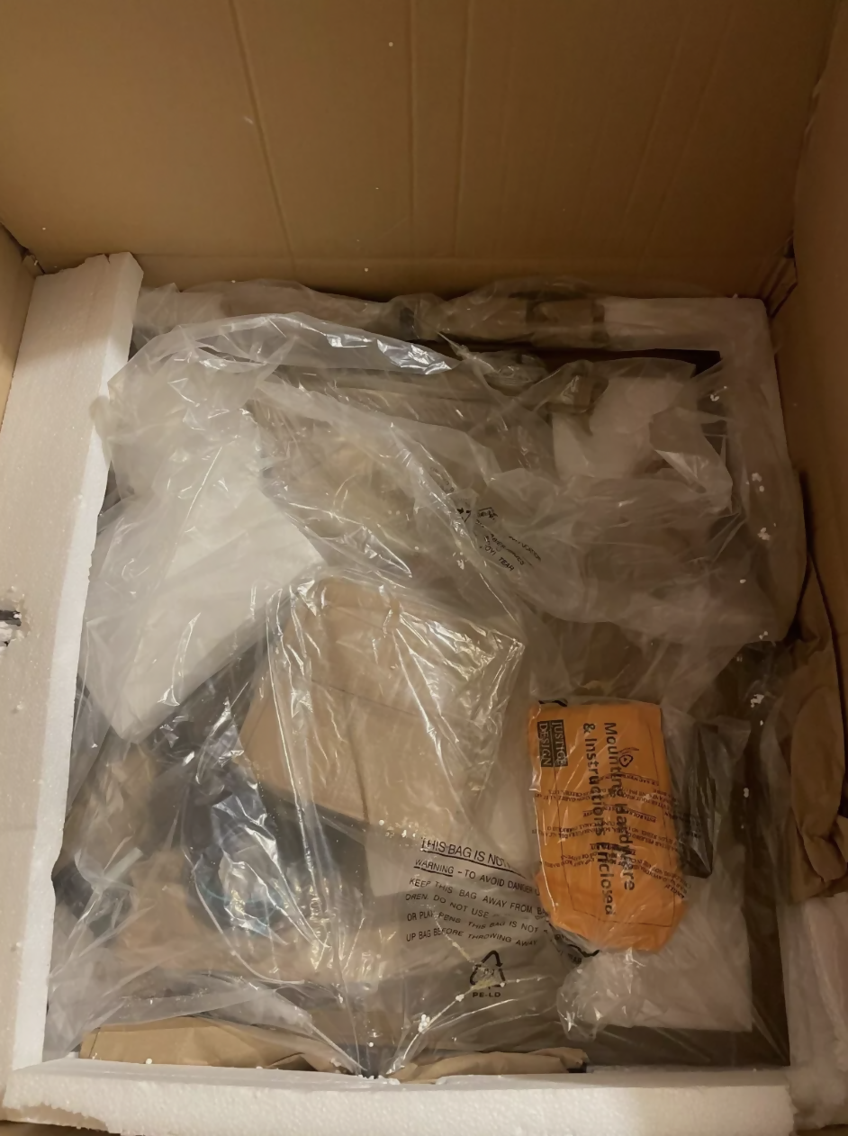 LumensAria 24-inch Square Semi-Flush with Ring