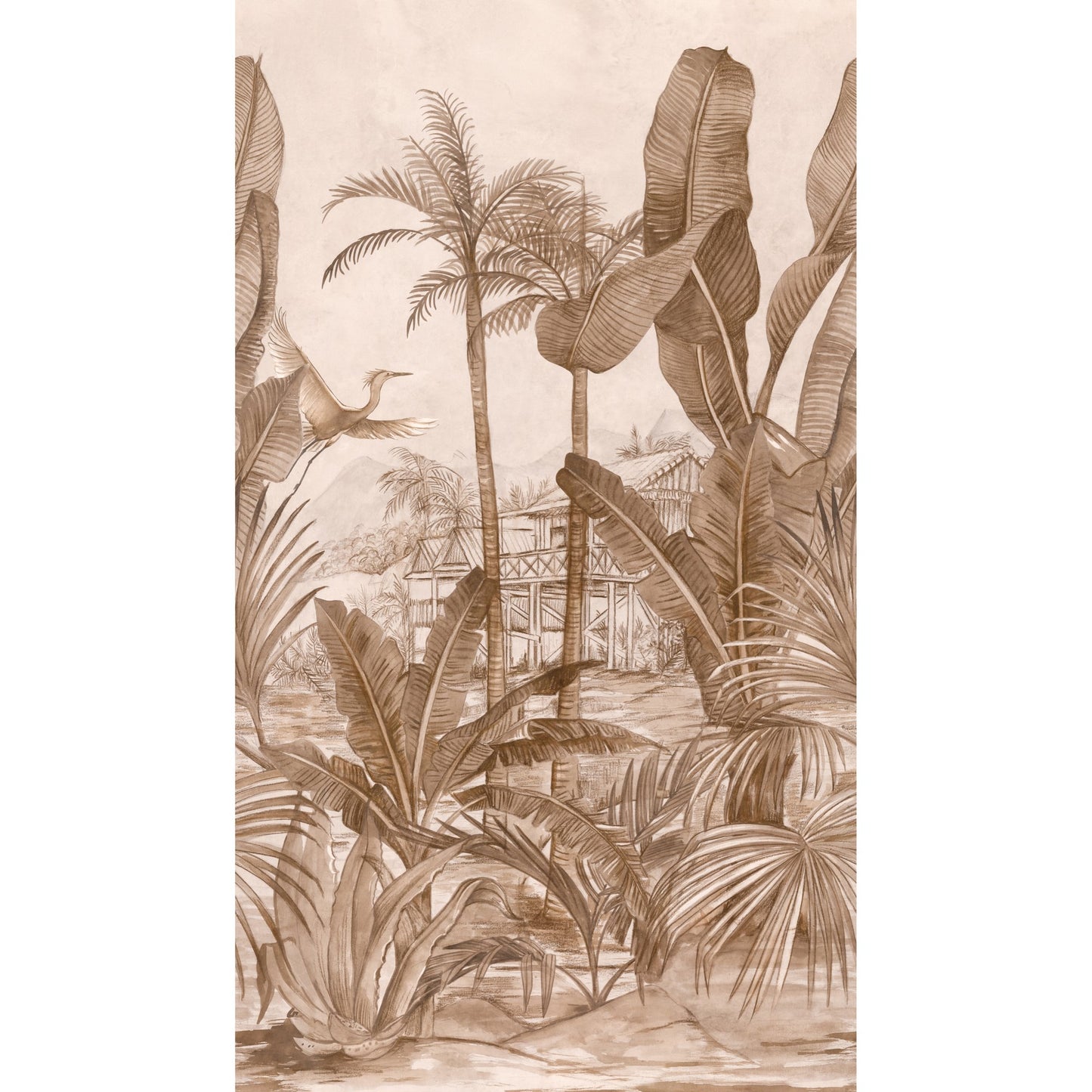 GALERIE WALLCOVERINGS Orom II Tropical, Motive Pink - A53501