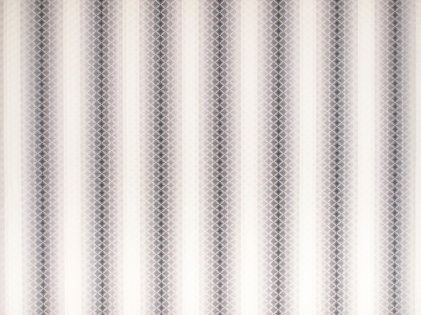 Cream and gray vertical stripes with a subtle lattice texture, fabric.