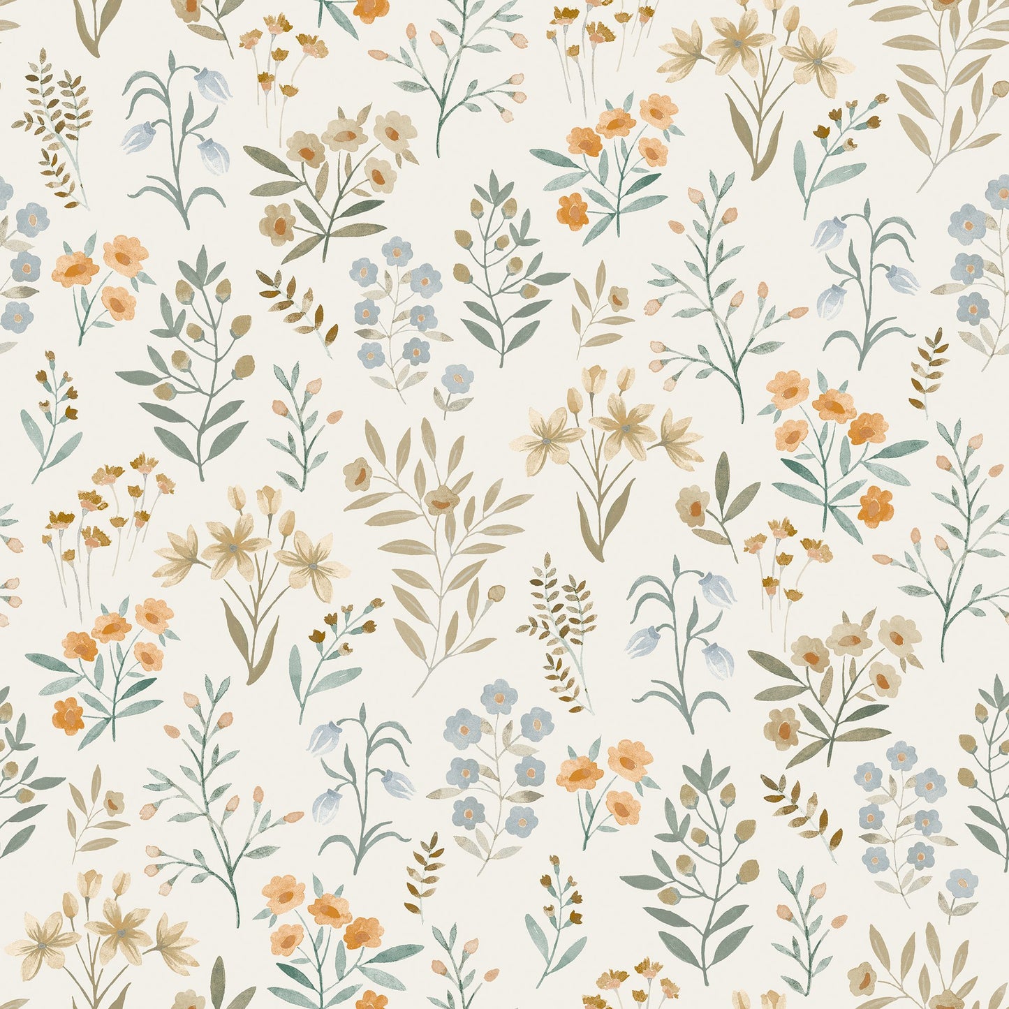 GALERIE WALLCOVERINGS Inia Classical, Floral, All-over Multi - INA80101