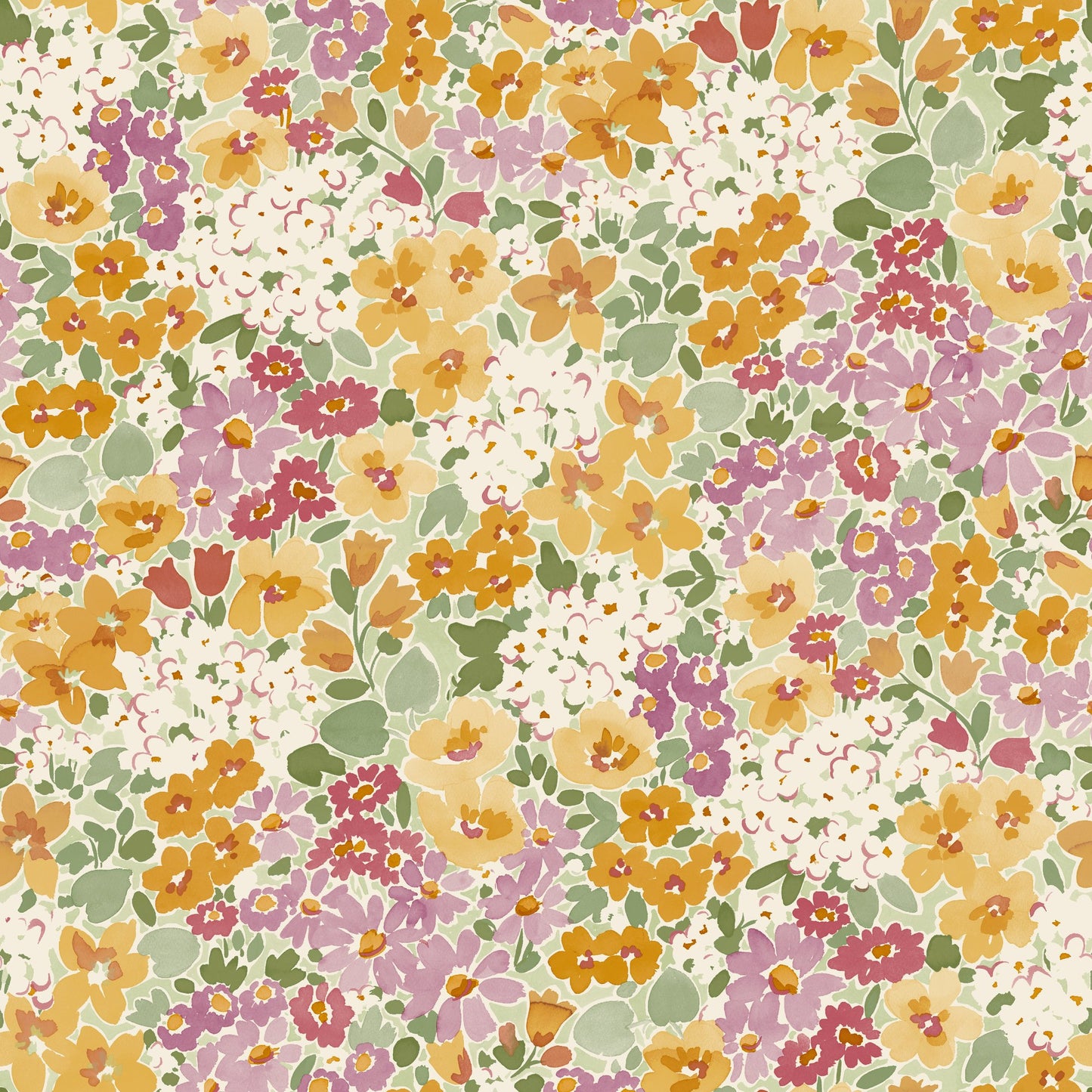 GALERIE WALLCOVERINGS Inia Classical, Floral, All-over Multi - INA80501