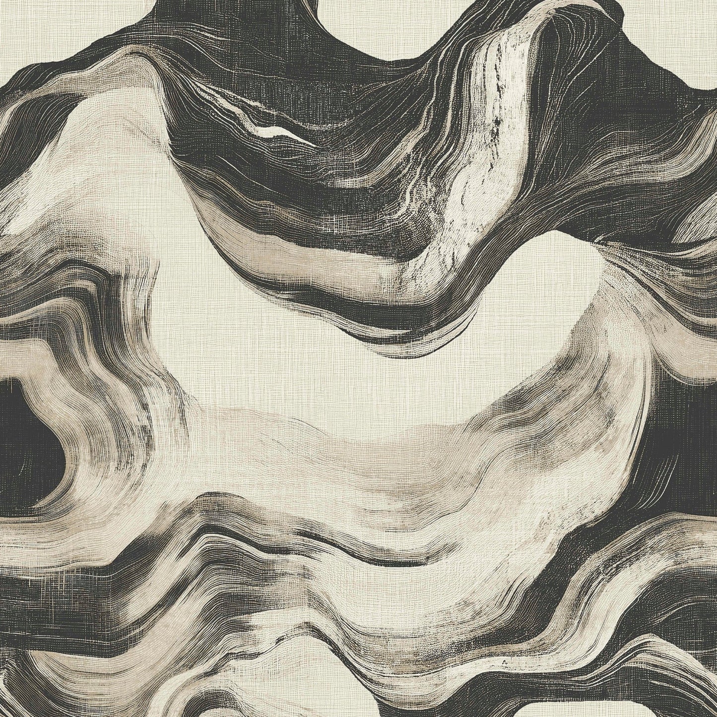 GALERIE WALLCOVERINGS Structured Walls Geometric, All-over Black - A85101