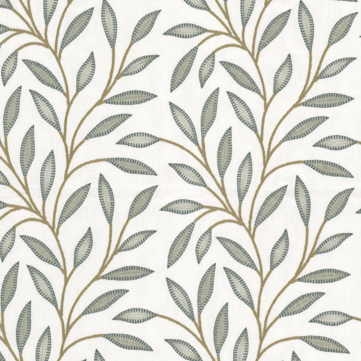 STOUT TEXTILES MULTIPURPOSE,EMBROIDERIES TRADITIONAL, LEAF ALOE - AFLO-1