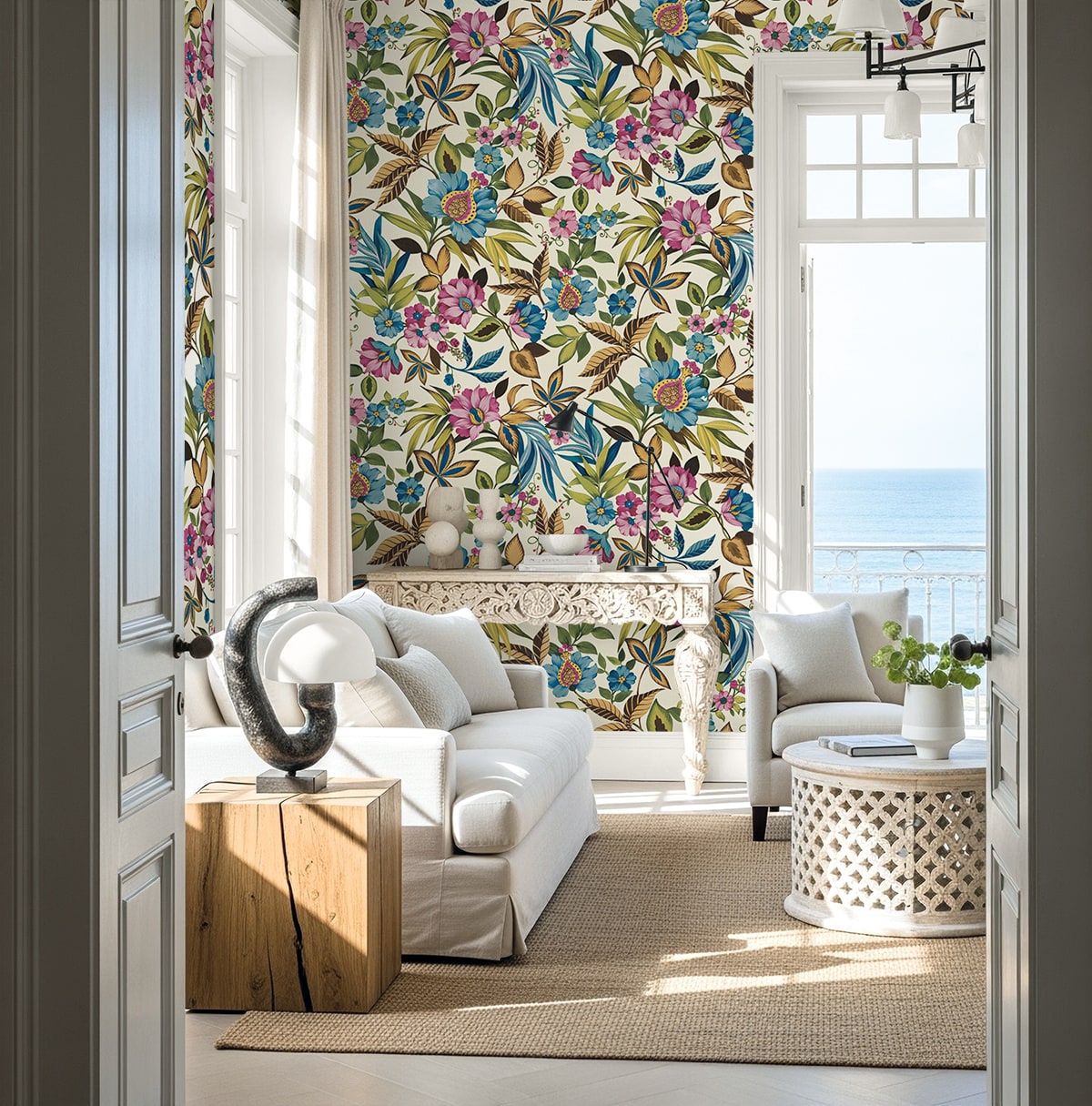 Seabrook Designs Raya Floral Tropical Multicolors - AG61607