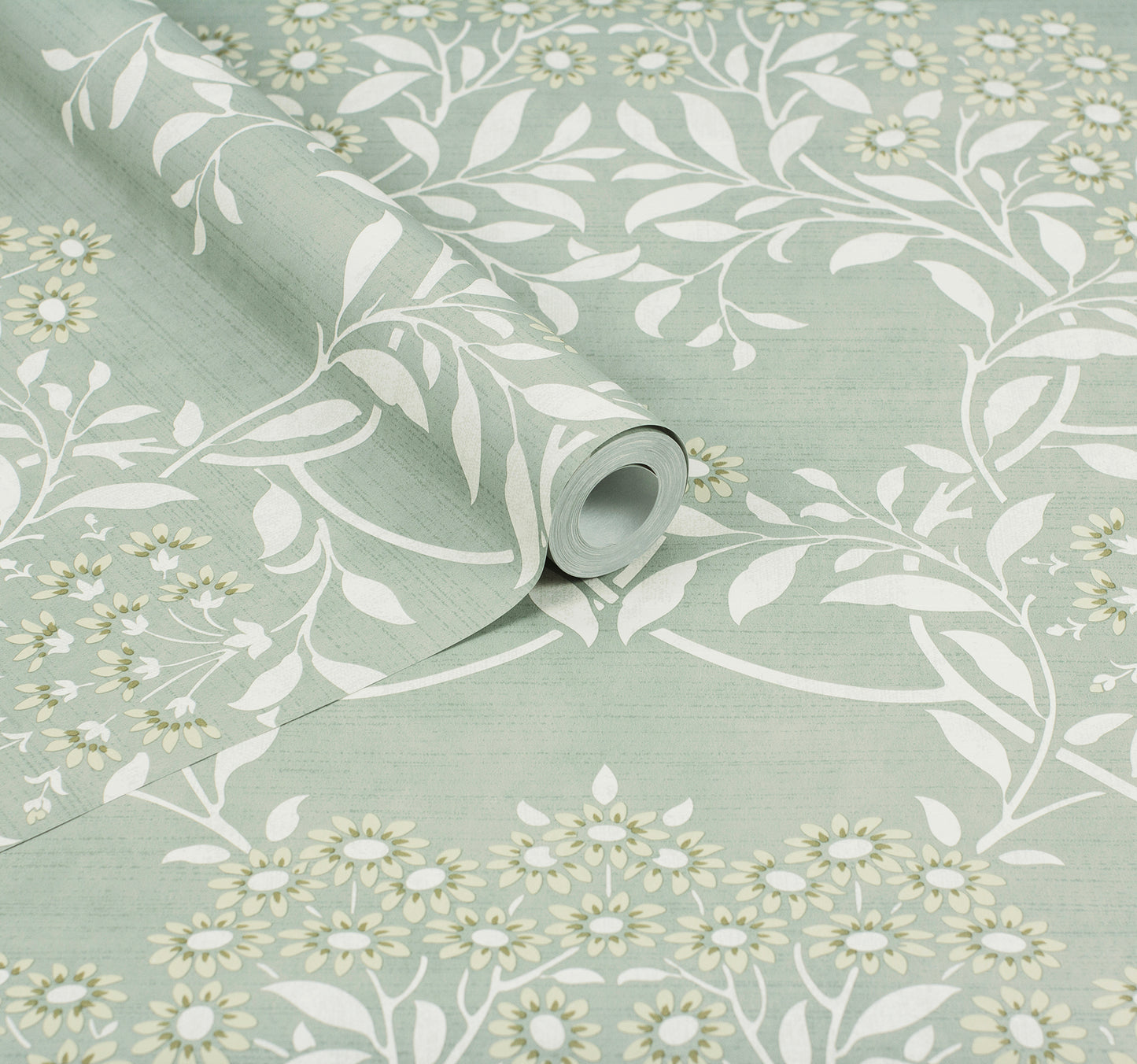 York Wallcoverings Arthouse Penelope Green Floral Damask Wallpaper Botanical Bohemian Green Wallpaper - AH100195AH
