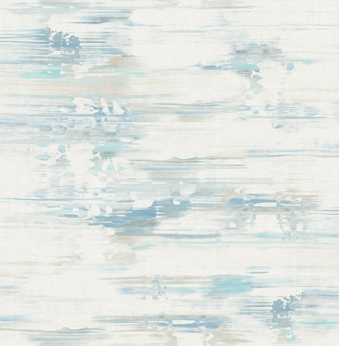 Seabrook Designs Spatula Stripes Stripe Contemporary Sky Blue, Silver, & Off-White - AH41102
