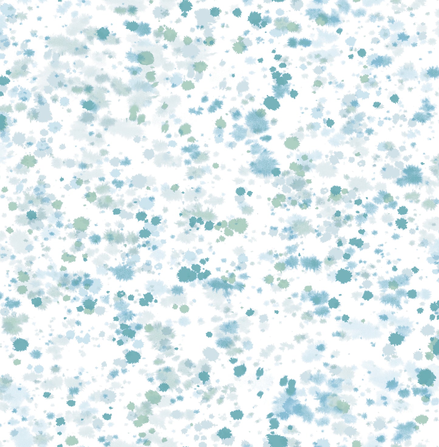 Seabrook Designs Splatter Abstract Contemporary Metallic Ice Blue, Turquoise, & Mint Green - AH41702