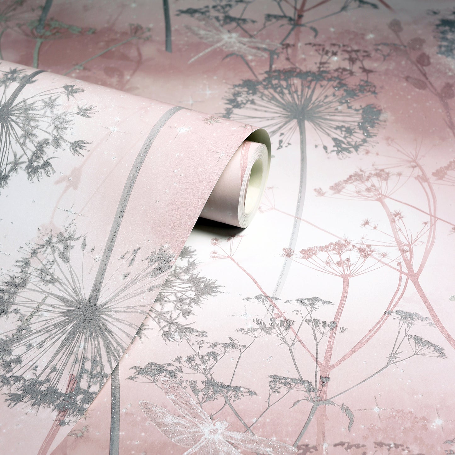 York Wallcoverings Arthouse Lena Pink Floral Wallpaper Botanical Kids Pink Wallpaper - AH692305