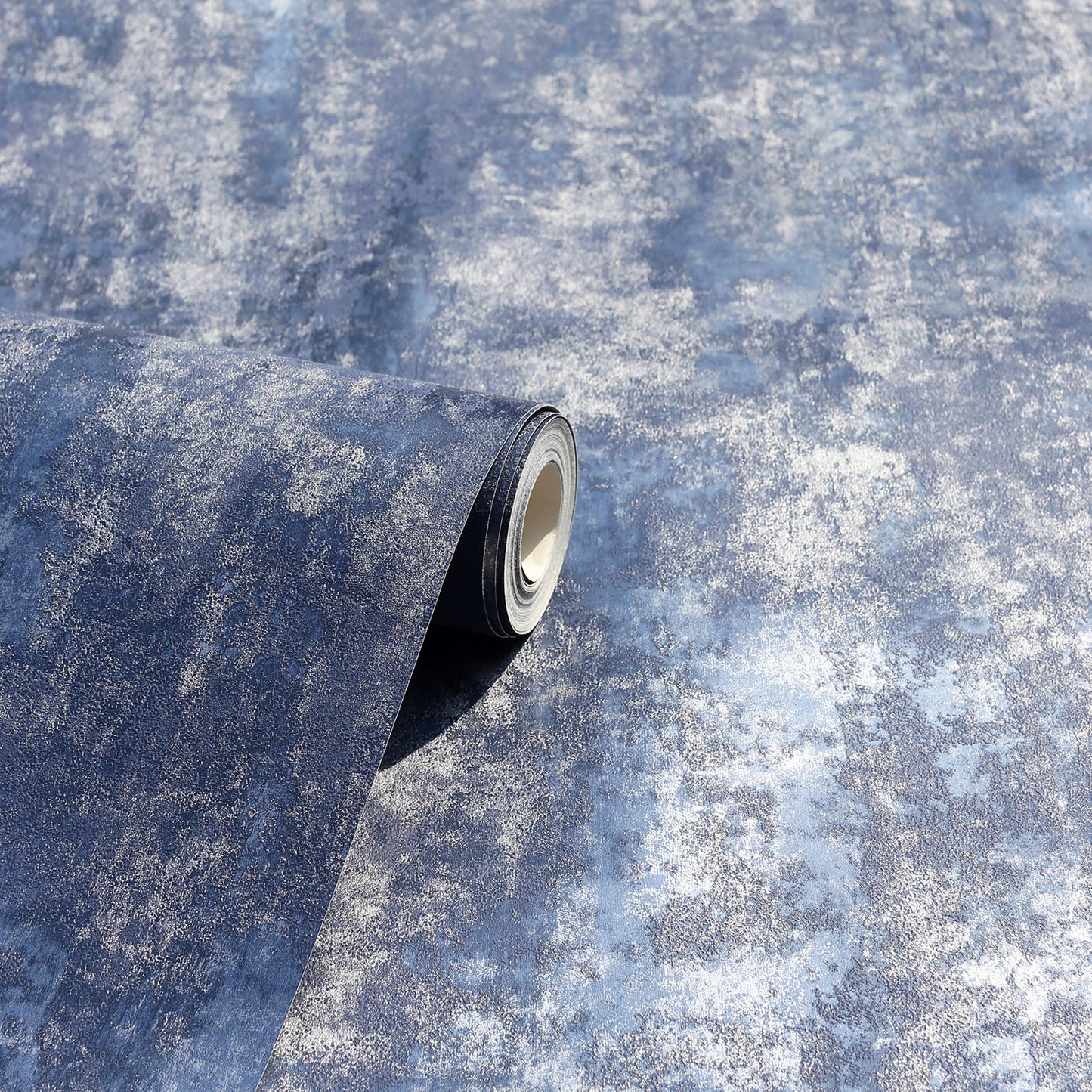 York Wallcoverings Arthouse Lloyd Blue Stone Texture Wallpaper Graphics Industrial Blue Wallpaper - AH902108