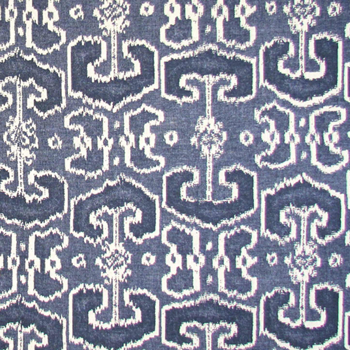 JF Fabrics ALAMO 67 Fabric Transitional,Contemporary,Ikat Blue,Creme,Beige Duck, Print - 5073867 J6001
