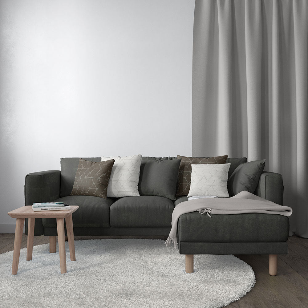 Charcoal gray solid velvet fabric swatch