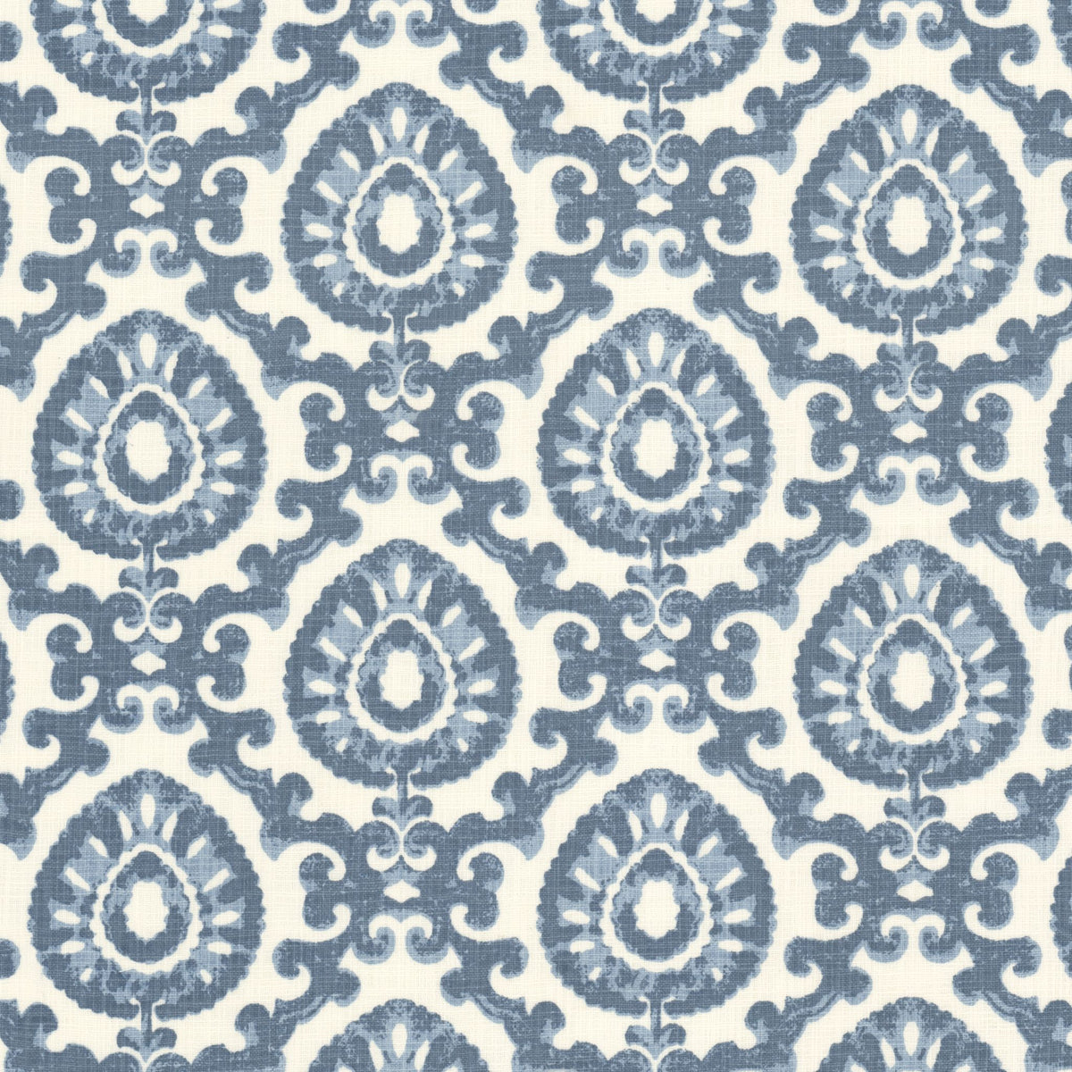 STOUT TEXTILES MULTIPURPOSE,PRINT TRANSITIONAL,, MEDALLION CHAMBRAY - ALLE-2