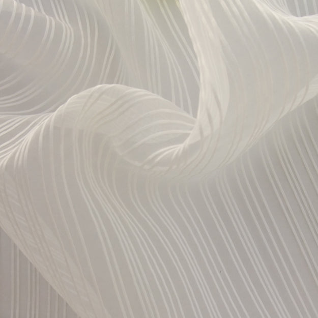 JF Fabrics ALLEGRA 92 Fabric Traditional,Transitional,Contemporary,Stripe Creme,Beige,Offwhite Double Width,Embroidery - 5009292 J5941