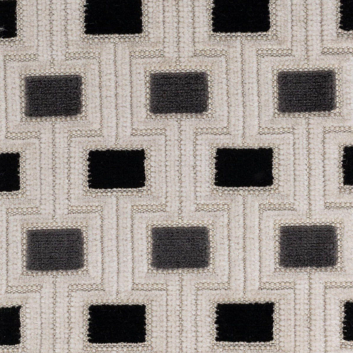 STOUT TEXTILES UPHOLSTERY,VELVET TRANSITIONAL,, GEOMETRIC BLK/WHT,DOMINO,SALT/PEP,ZEBRA - ALSI-2