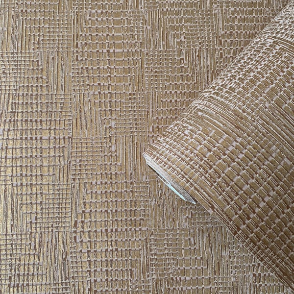 Galerie Wallcoverings Elegance Loose Weave Galerie Wallcoverings Gold - AM22003-2