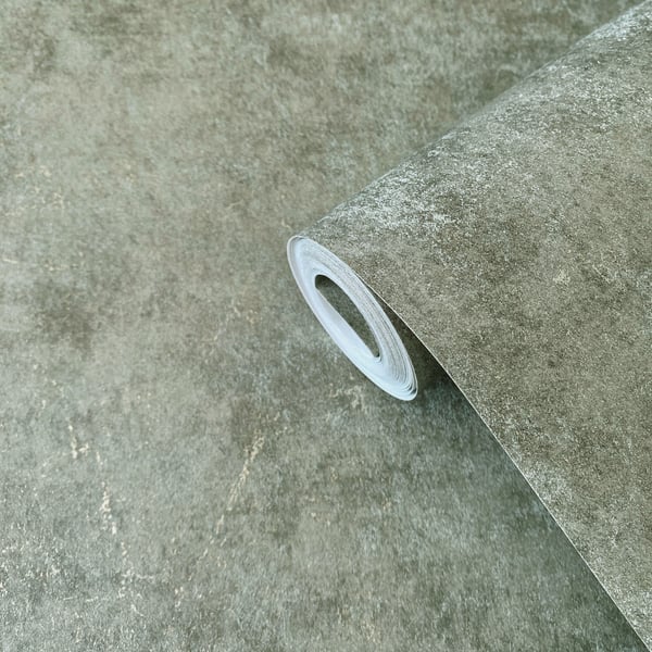 Galerie Wallcoverings Elegance Metallic Plaster Galerie Wallcoverings Green - AM22009-4