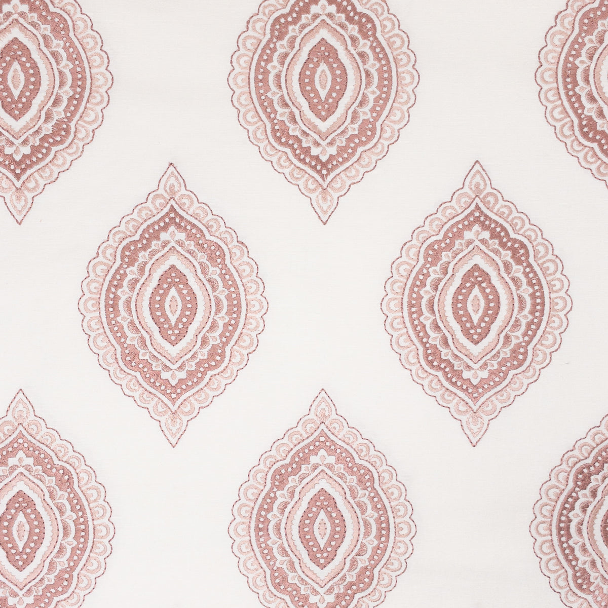 STOUT TEXTILES MULTIPURPOSE,EMBROIDERIES TRANSITIONAL,, MEDALLION BLUSH - AMUL-2