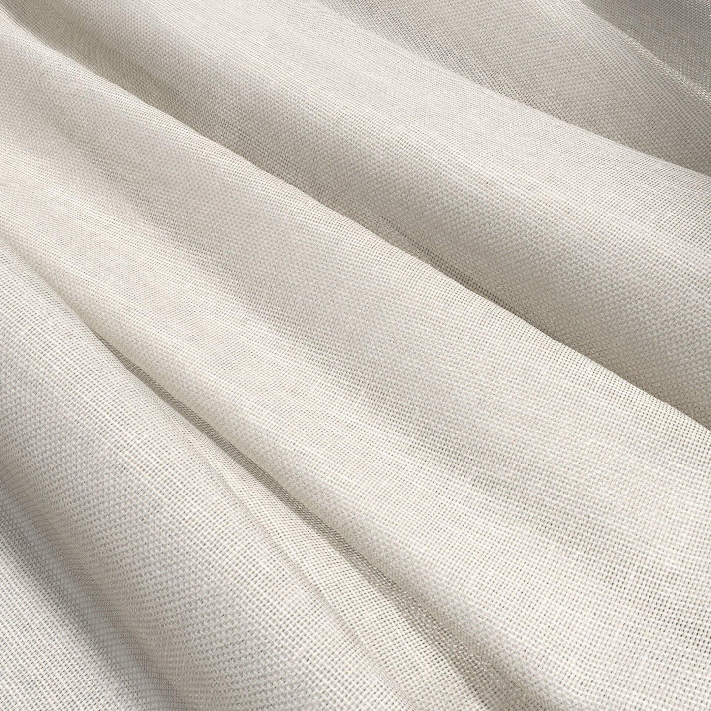 JF Fabrics APOLLO 30 Fabric Plain, Texture Beige Woven, Sheer, Wide Width - 9835630 J9641