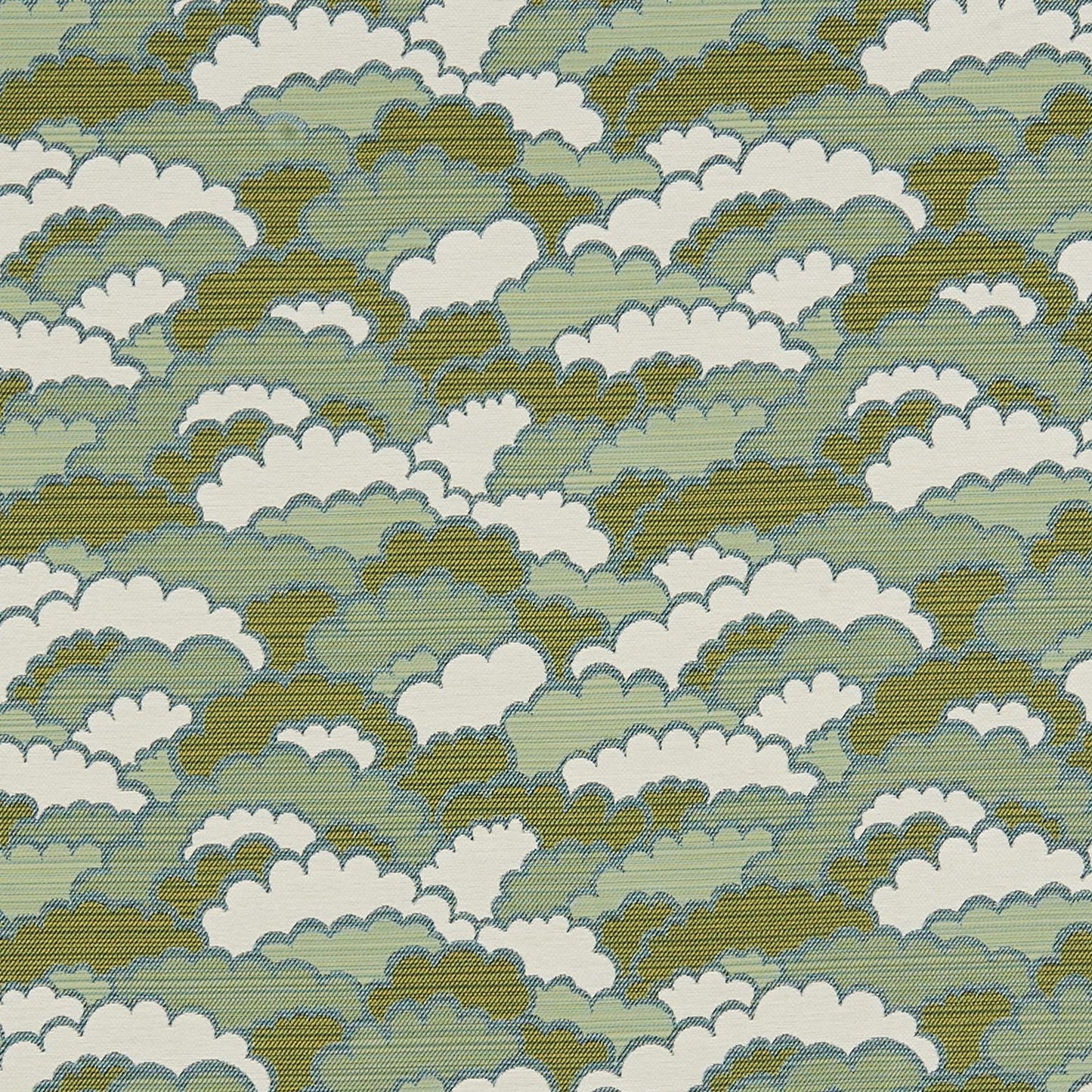 JF Fabrics inside-out ARISE 65 Fabric Transitional,Contemporary,Novelty Blue,Green Jacquard,Outdoor,Texture - 7829565 J8401
