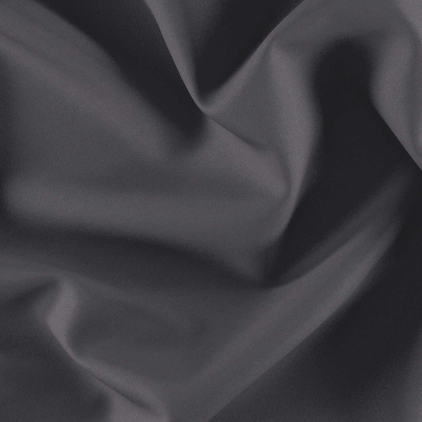 Dark gray velvet fabric with smooth drapes and soft folds.