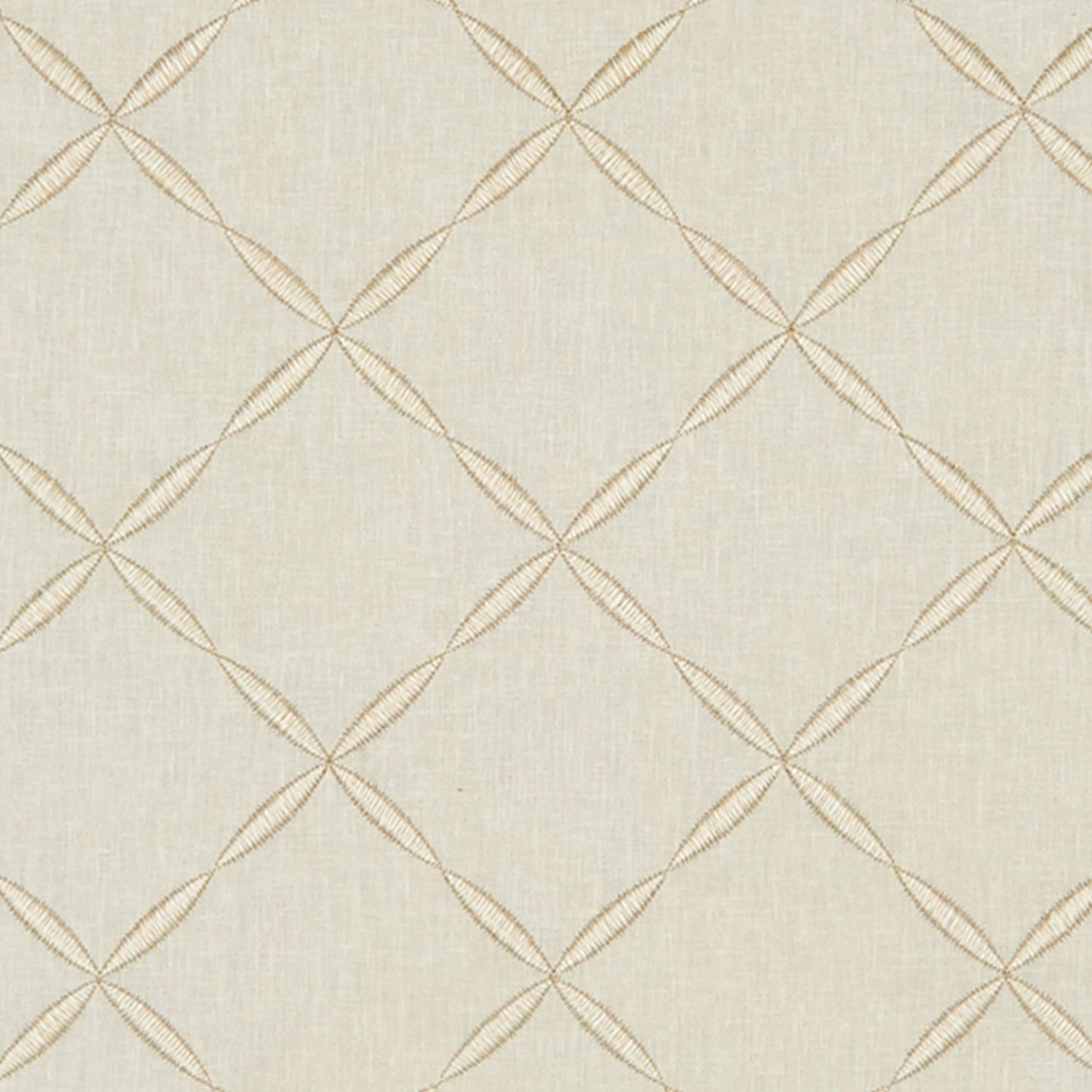 JF Fabrics ARTHUR 12 Fabric Traditional,Transitional,Contemporary,Diamond Creme,Beige Embroidery - 7625712 J8201