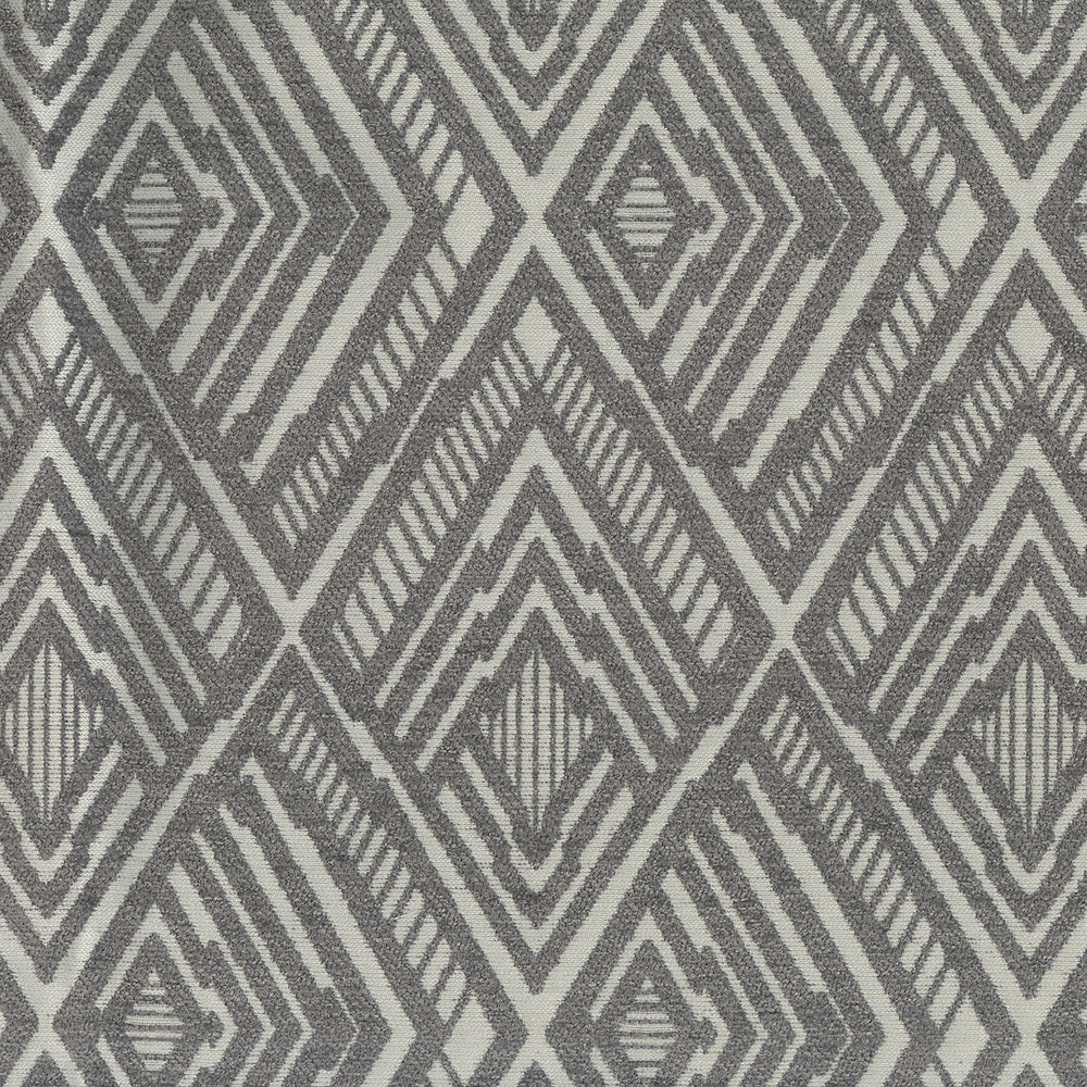 NICHOLASJOHN INC NJ-ESCALATE Smoke Contemporary,Geometric Fabric - NJ25-193