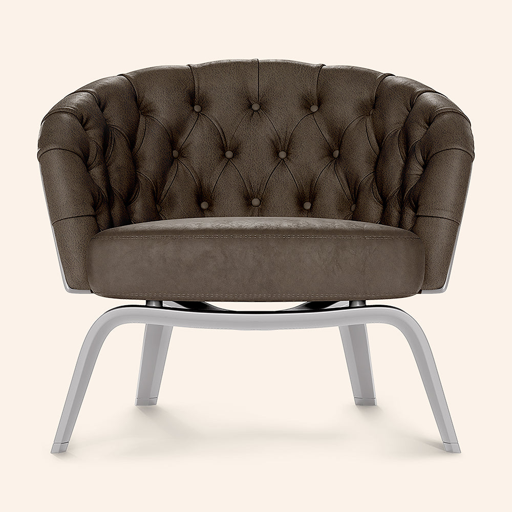 NICHOLASJOHN INC NJ-DEERFIELD Saddle Solid,Texture Fabric - NJ25-213