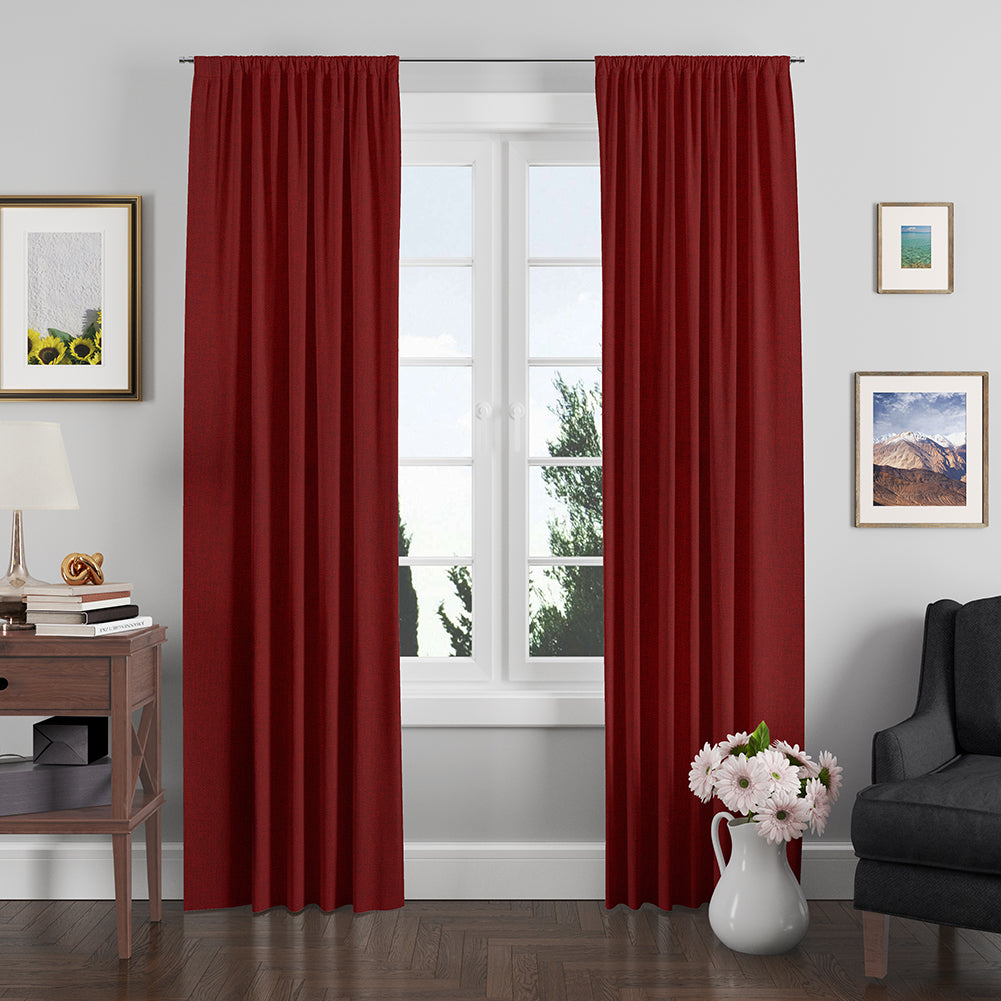 NICHOLASJOHN INC NJ-DORSET Crimson Solid Fabric - NJ25-221