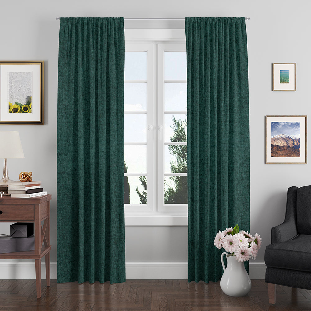 NICHOLASJOHN INC NJ-DORSET Dark Cyan Solid Fabric - NJ25-223