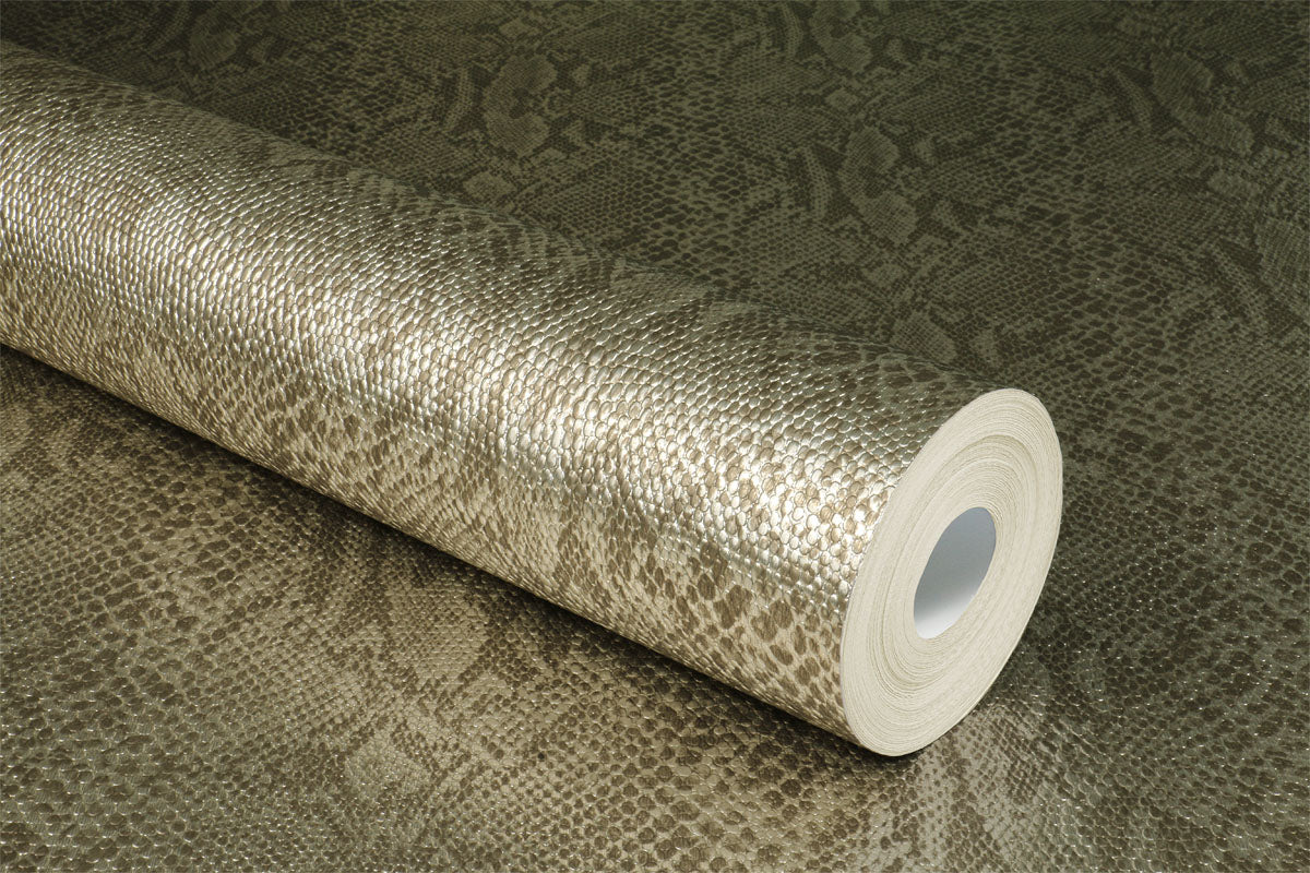 NICHOLASJOHN INC. Vinyl Wallcovering Python Mylar - NJ26ATL-1006