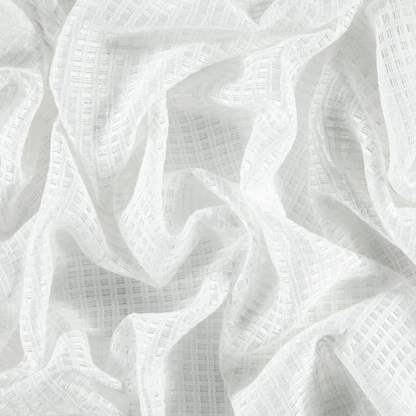 JF Fabrics ATTUNE 90 Fabric Geometric,Transitional,Contemporary,Modern White,Off White Casement,Wide Width,Reversible - 8435990 J8831