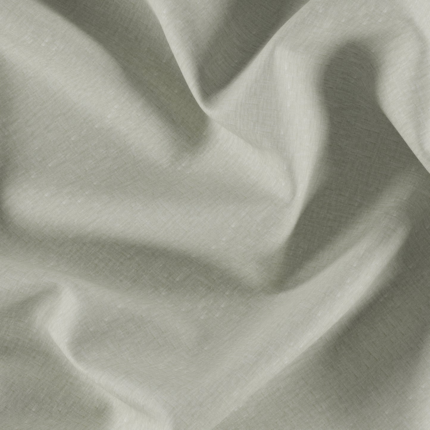 JF Fabrics AURA 73 Fabric Plain,Traditional,Transitional,Contemporary Green Linen - 8790273 J8931