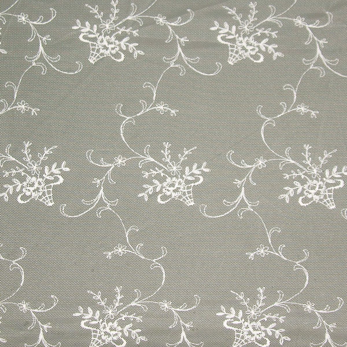 SCALAMANDRE BRIGITTE SHEER FABRIC IVORY - AU 00016087 NEW SKU # AU60870001