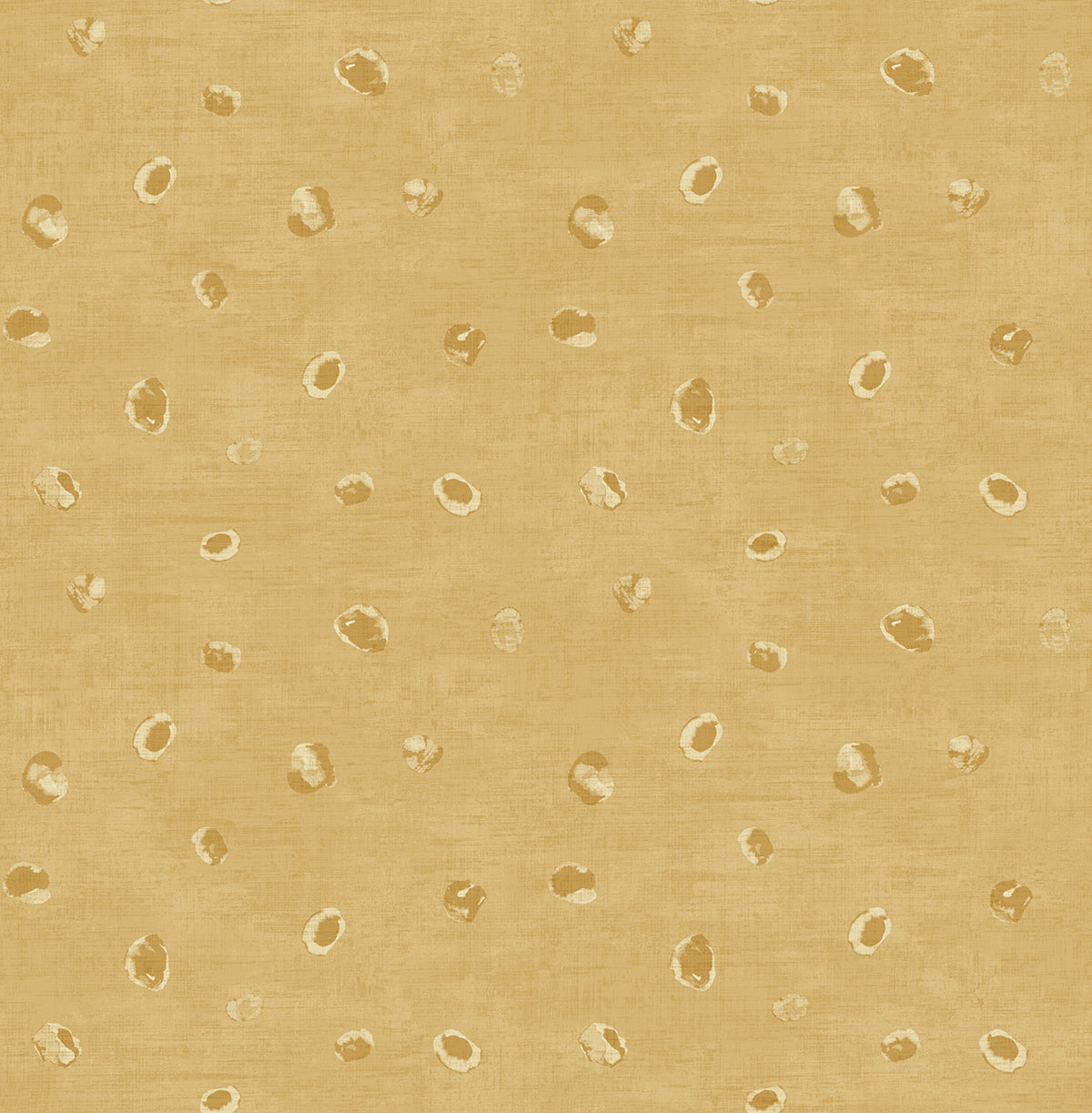 Seabrook Designs Avant Garde Hubble Dots Polka Dots Transitional Gold Metallic - AV50605