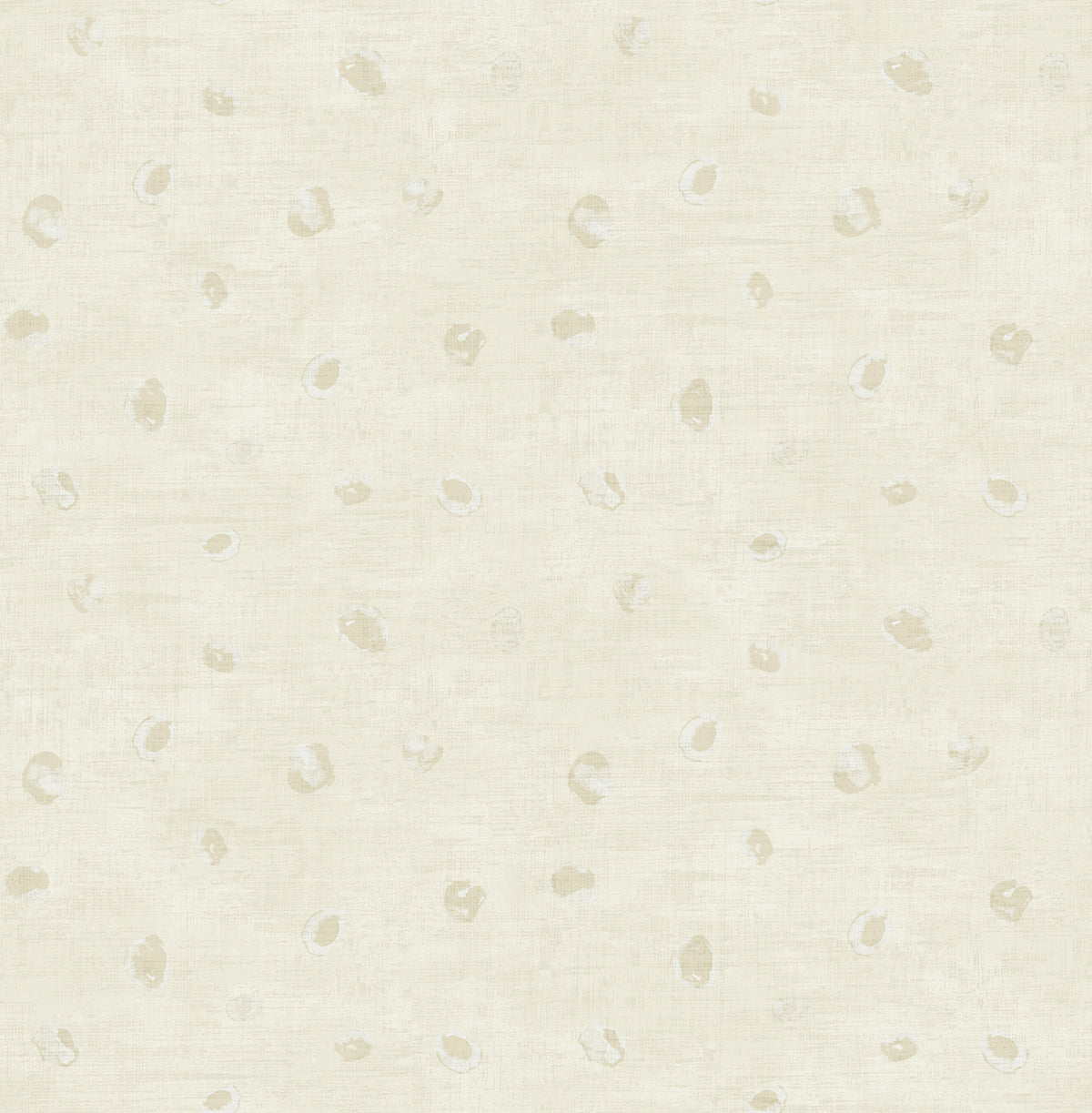 Seabrook Designs Avant Garde Hubble Dots Polka Dots Transitional Off-White Metallic - AV50608