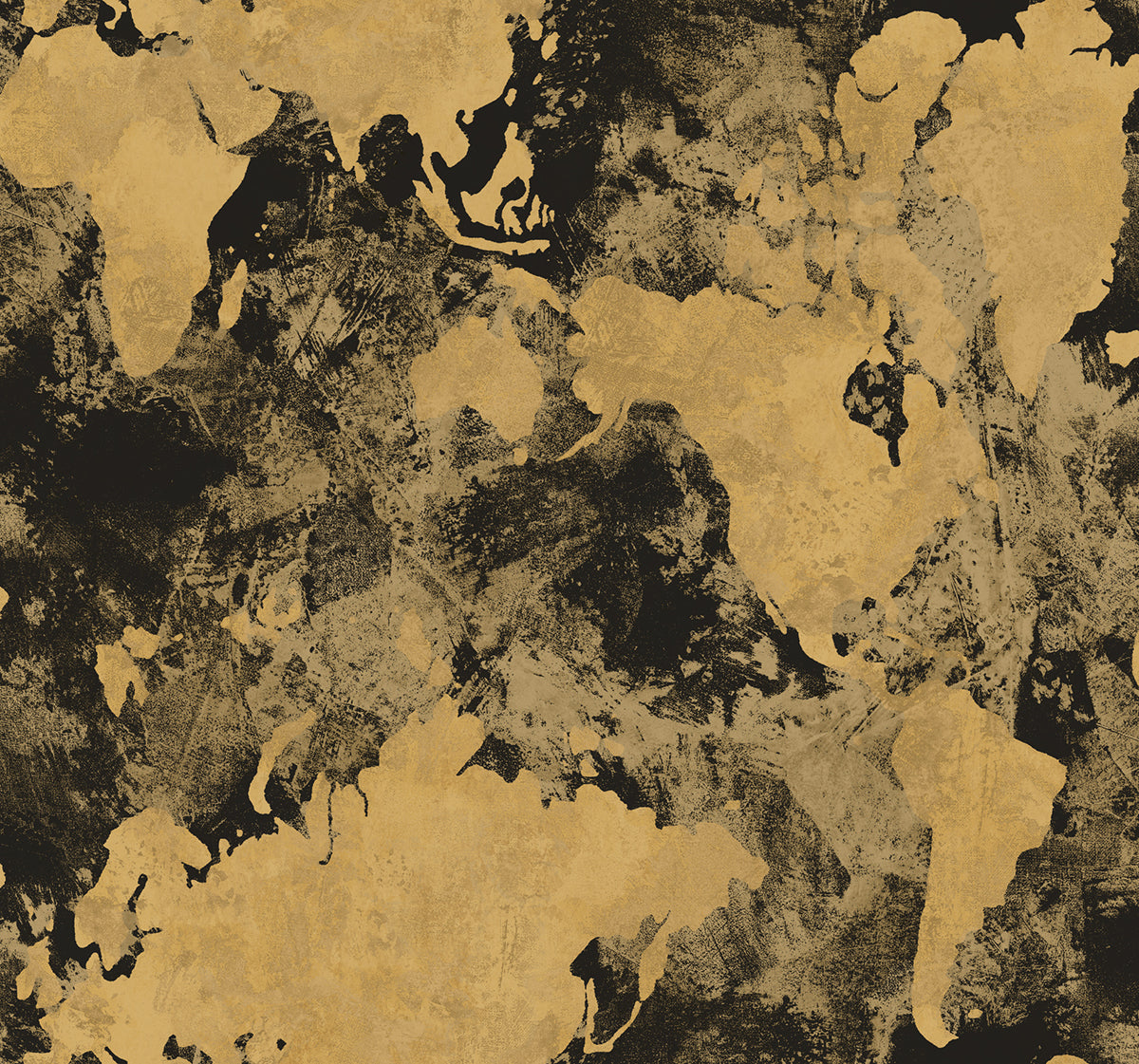 Seabrook Designs Avant Garde Galileo Faux Abstract Transitional Gold Metallic - AV50900