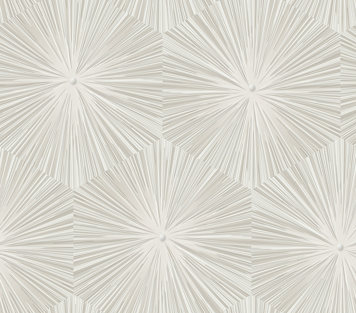 Seabrook Designs Avant Garde Chadwick Starburst Geometric Transitional Grey Metallic - AV51100