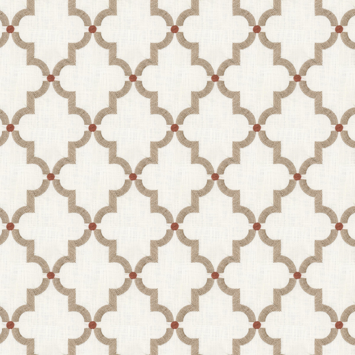 STOUT TEXTILES MULTIPURPOSE,EMBROIDERIES TRADITIONAL, OGEE RUSSET - AVAT-1