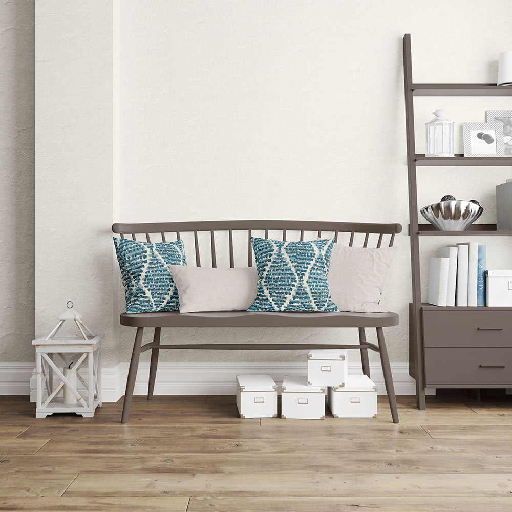 Indigo tiger patterned velvet upholstery fabric NJ25-265 by NicholasJohn Inc, luxury designer textile by the yard for statement furniture, pillows, drapery, and upscale home décor projects from Primoends.