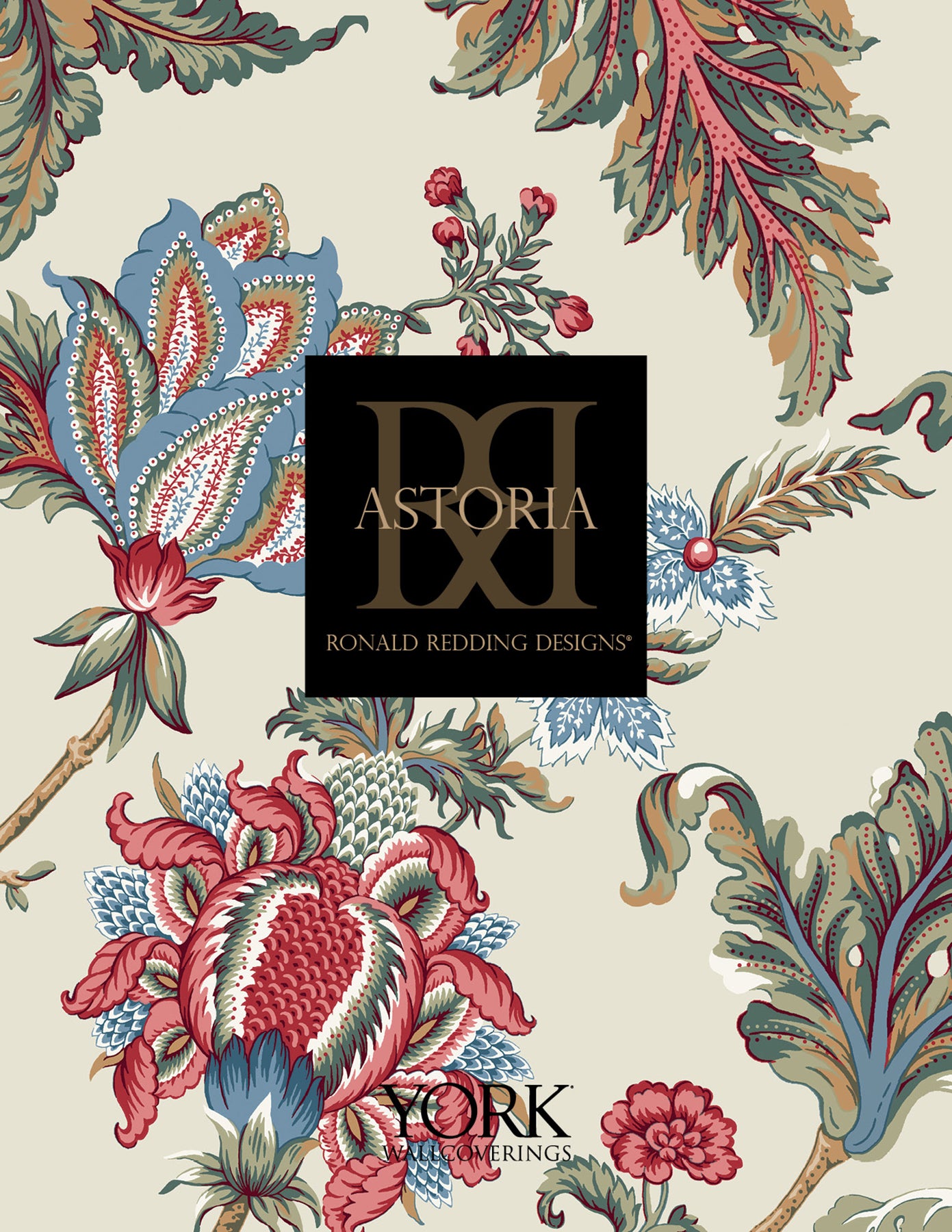York Wallcoverings Astoria Royal Damask Blue Wallpaper Traditional Damasks Blues - MX9644