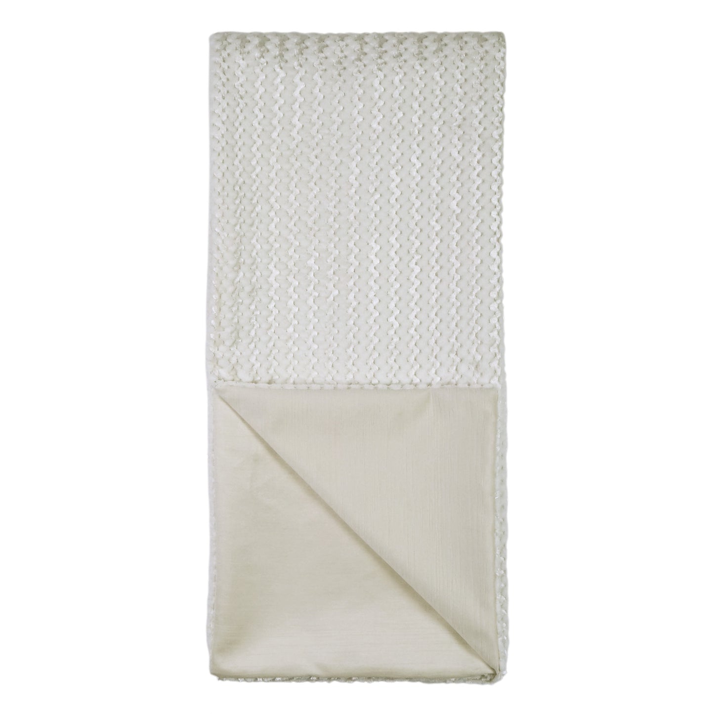 D.V. KAP HOME 52" x 62" Gene Throw - Ivory Faux Fur - B-1045-I