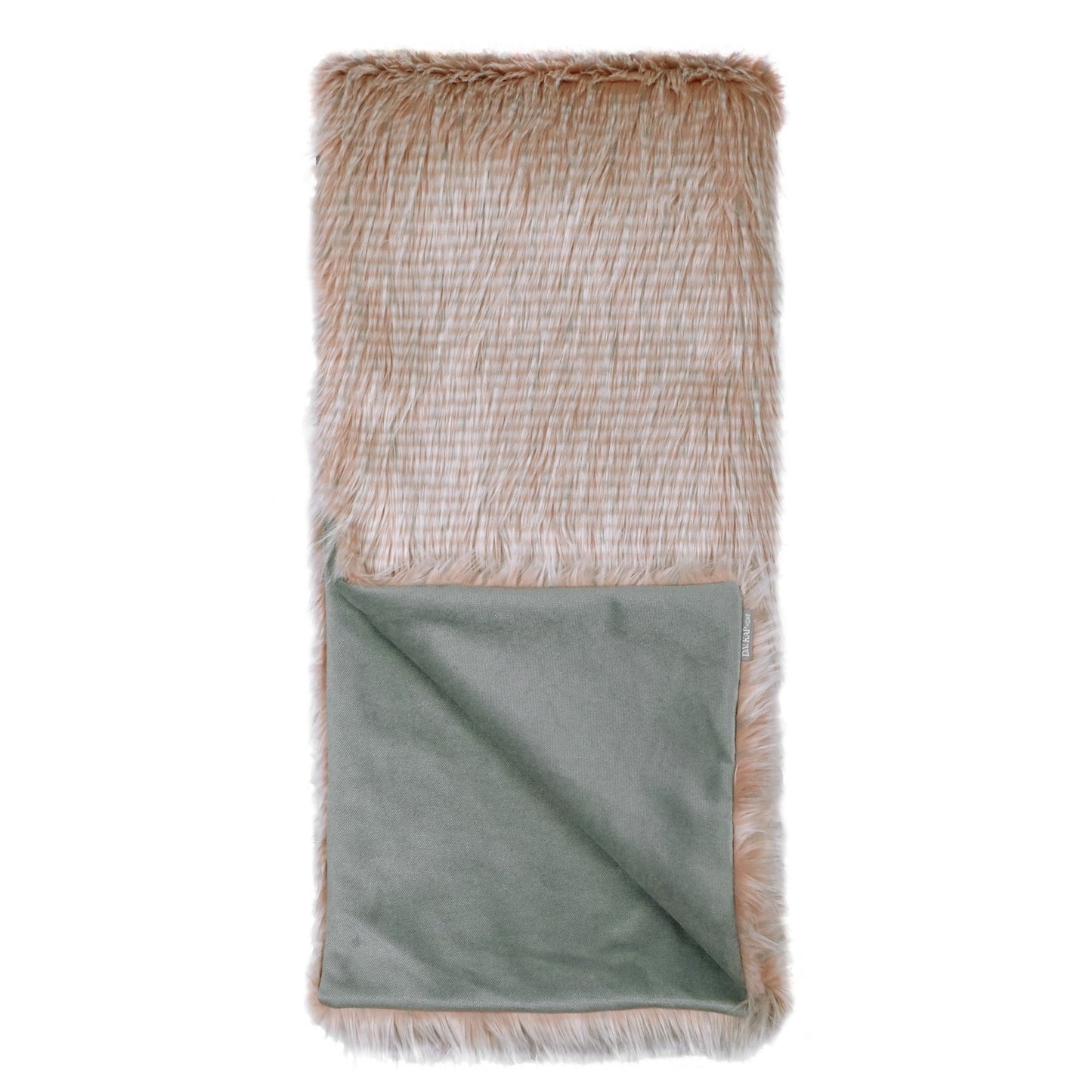 D.V. KAP HOME 52" x 62" Blustery Throw - Rose Faux Fur, Animal - B-1049-R