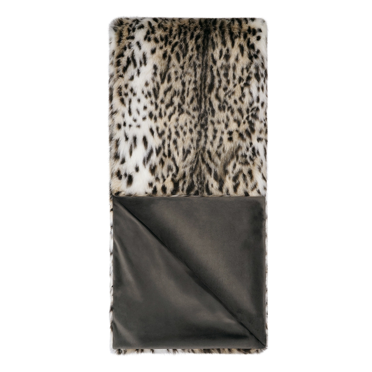 D.V. KAP HOME 52" x 62" Ocelot Throw Faux Fur, Animal - B-1054